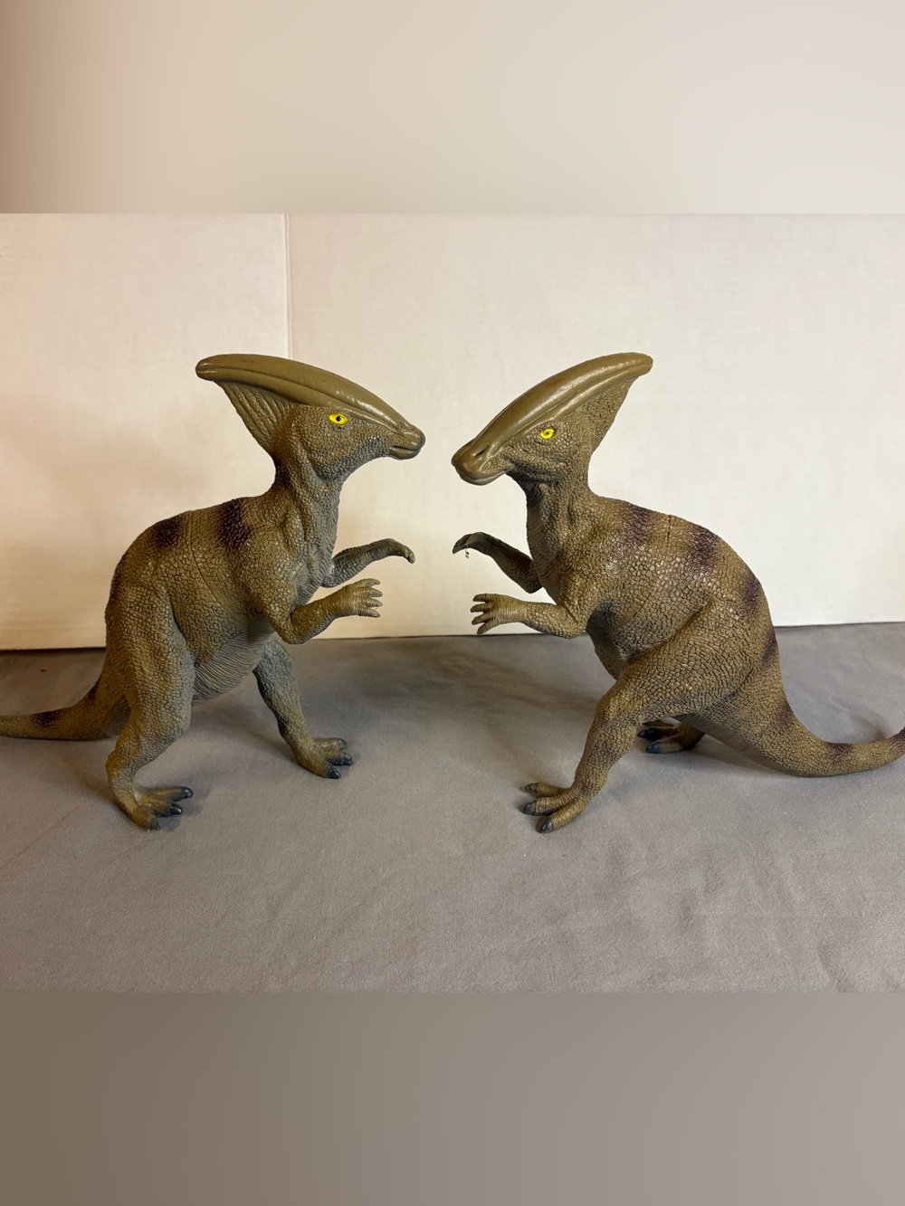 Parasaurolophus Pair Reptile Dinosaur Action Figures